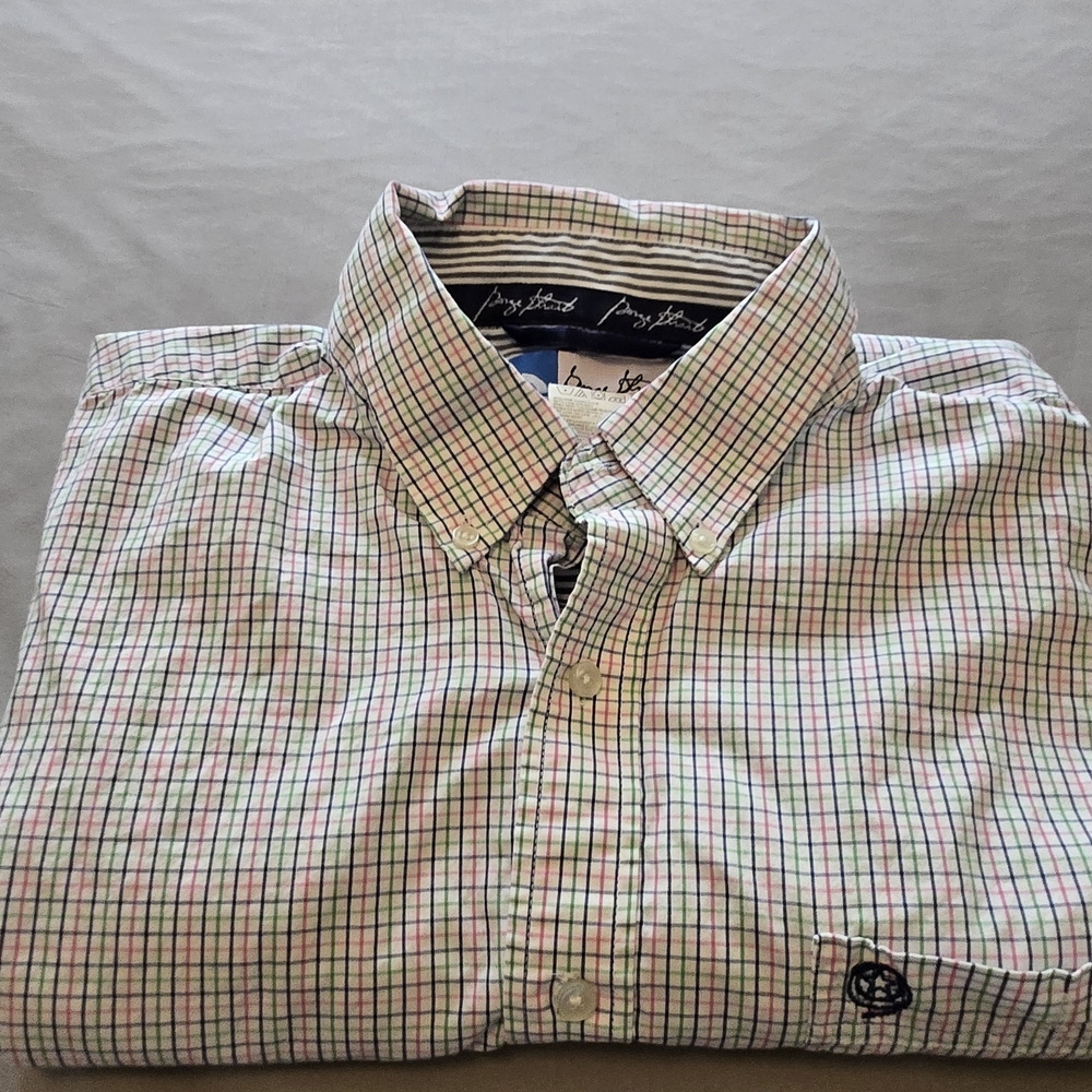 Wrangler Shirt Long Sleeve Mens  XXL George Strait Cowboy Cut collection Plaid